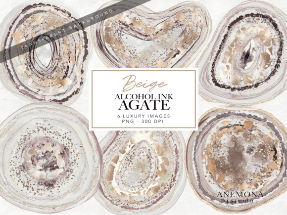 Agate Clipart Gemstone: Natural Elegance for Modern Designs