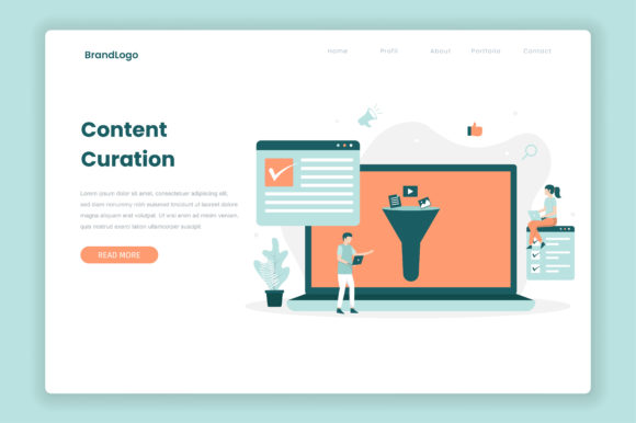 Content Curation Illustration: A Visual Guide for Creators