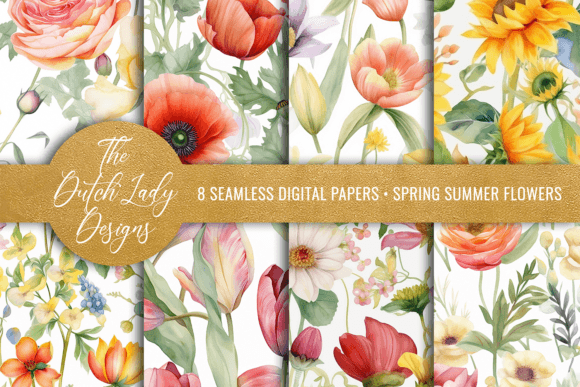 Seamless Spring & Summer Flower Patterns: A Designer's Guide