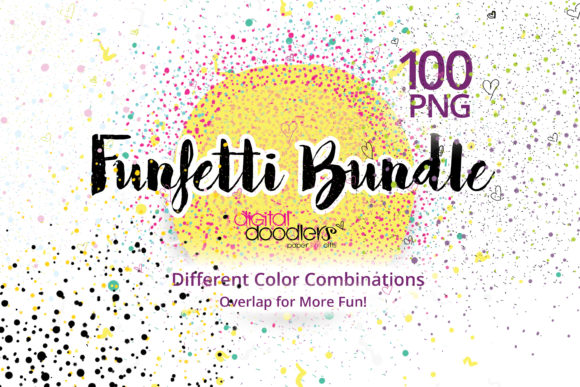 Unleash Creativity with 100 Funfetti Confetti PNGs