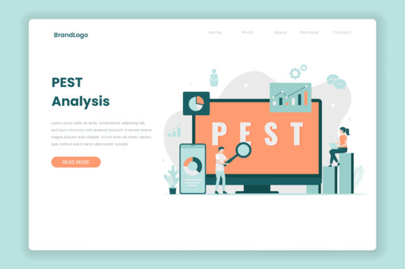 Unlock Strategic Clarity with PEST Analysis Illustration